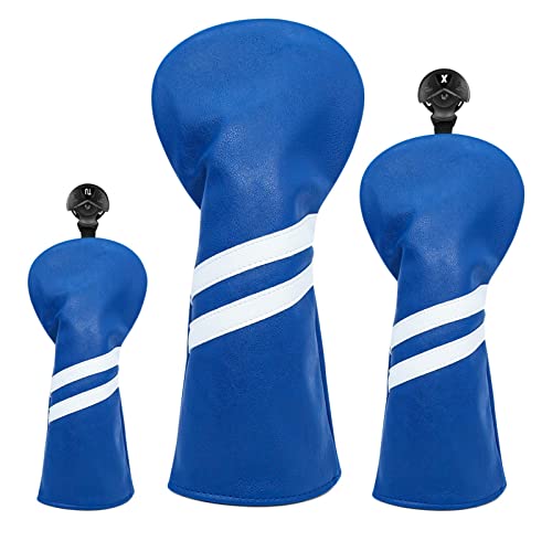 F Fityle Copricapo in Legno da Golf 3 Pezzi