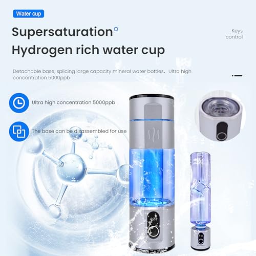 Bouteille hydrogène 5000PPB PEM SPE ALH14SILVER rechargeable
