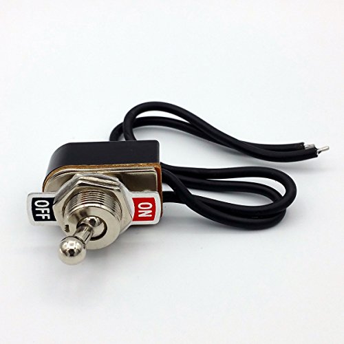 Best Cyber Deals 🔥 Cambridge Toggle Switch, Pre Wired, On and Off, 6 AMP, 12 Volt DC, 72 Watts