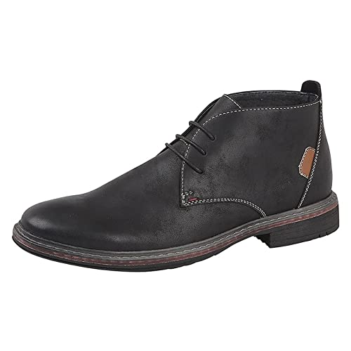 Goor - Bottines en nubuck synthétique - Homme (42 FR) (Noir)