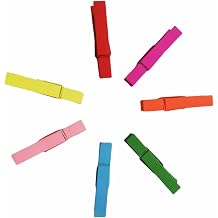 Clothes Pins, Wooden Clothespins 10 pcs 2.36" Natural Birchwood Clothes Pins,Strong Grip,Colored Wooden Clothespins for Photos, Hanging Clothes,Crafts, Pictures, Arts