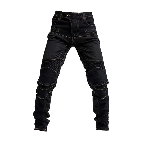 Ride jeans moto vélo pantalon ZDJSWJ homme coupe droite denim