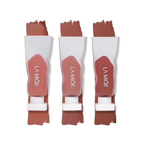Image of LAMIOR Chai Latte Whipped Velvet Liquid Lipstick: Matte | Transfer-Proof, 12+ Hour Wear, Hydrating, Lightweight | Enriched With Avocado & Jojoba Oil, Vegan | Pack Of 3-15Ml Each