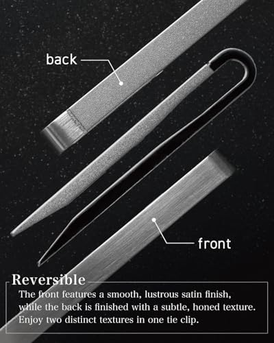 [TAVARAT] Reversible Tie clip Tie Clips for Men made in japan Tie Bar Tie Pin Tps-1873
