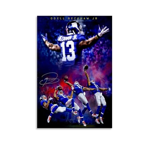GAGALU Odell Beckham Jr Poster American Football Canvas Print Poster