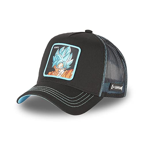 Capslab Goku Dragon Ball Z Negro Gorra de Camionero