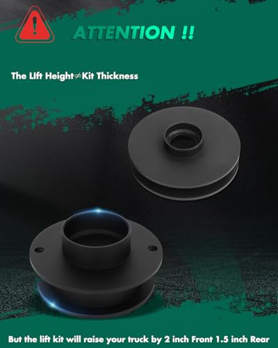 Kit de elevación trasera de 2 pulgadas Ram 2500 4WD para rutas rurales 3