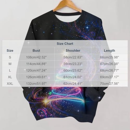 Aymnlox Christmas Sweatshirt Womens Fleece Graphic Holiday Pullover Crewneck Long Sleeve Cozy Winter Shirt Casual Party Top 2026 women christmas shirts long sleeve Multicolor S - image 5