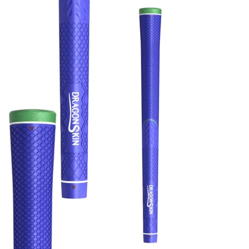 Set of 9 BRAND NEW Winn DriTac Midsize AVS Black Blue Golf Grip - Dri-Tac! by Winn
