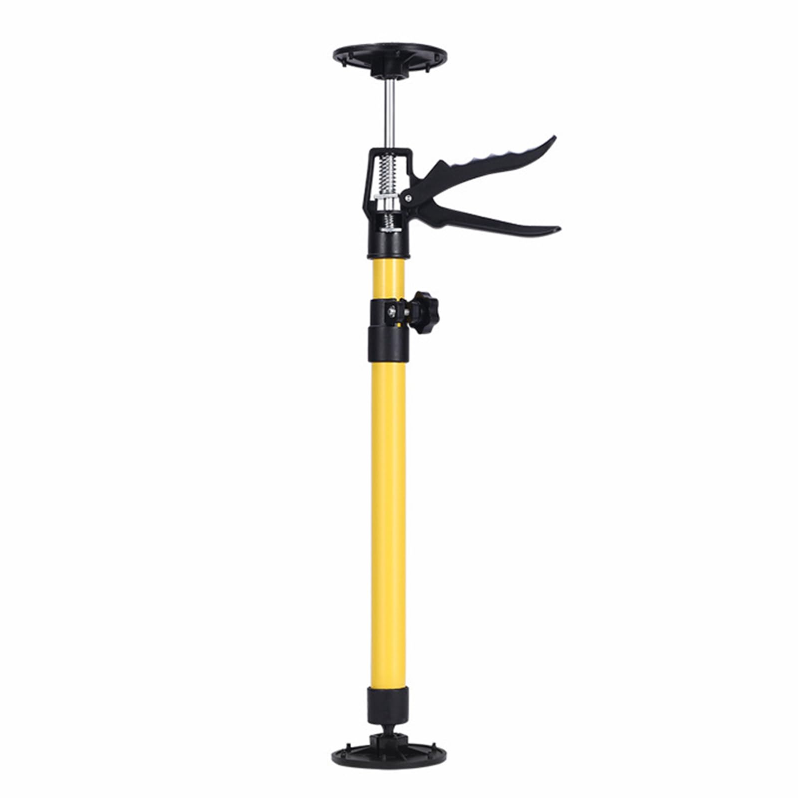 Laikoutd Yellow Multipurpose Adjustable Rod For Cabinets Bookshelves Closets Sturdy Construction Tool Releases Setups Telescopic Poles Telescopic Rod
