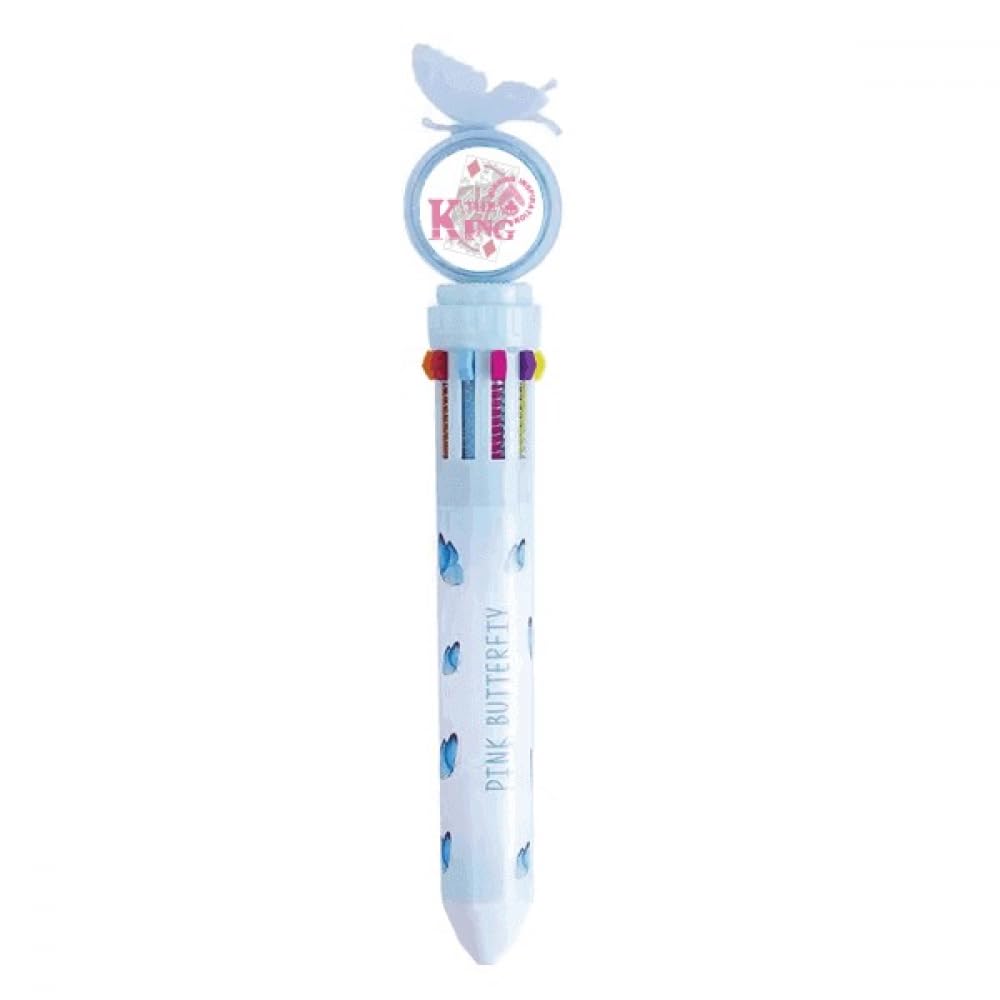 Stylo à bille rétractable multicolore King résout le manque de place en classe - 4