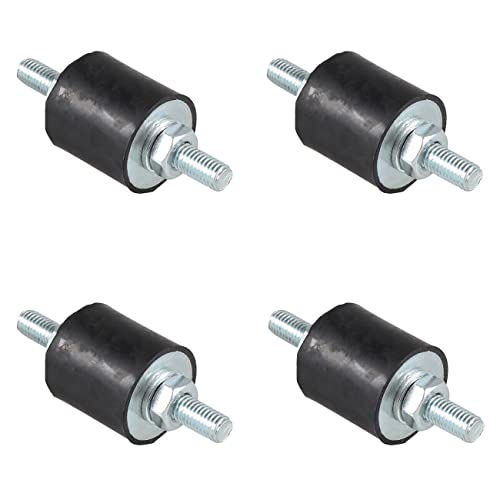 PHUOC LOC THO for M8 Rubber Anti Vibration Mounts Bobbin Isolator Generator Pump Compressor 4pcs