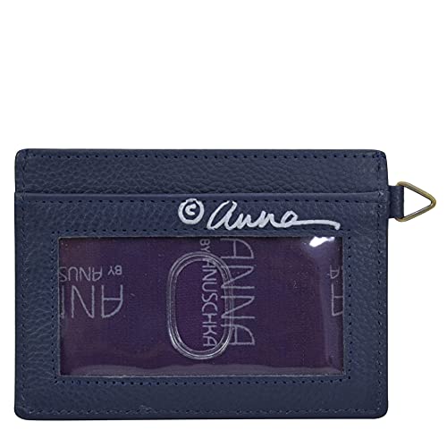 Image of Anna by Anuschka Women's Hand Painted Genuine Leather Credit Card Case - Flamingo Fever