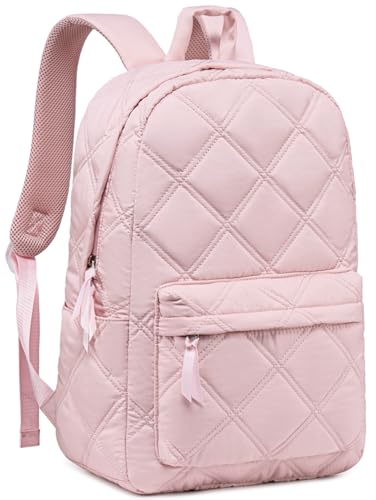 Backpack for Teen Girls Elementary Middle High School Bookbags Lightweight Quilted Women Travel Casual Daypacks