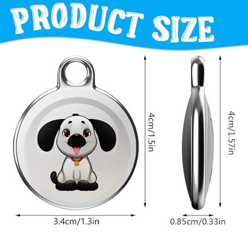 Rppiup GPS Tracker für Katzen und Hunde, Mini GPS ohne ABO, Wasserdicht für Hunde, Live-Ortung, Haustier-Tracker für Kofferraum und Rucksack