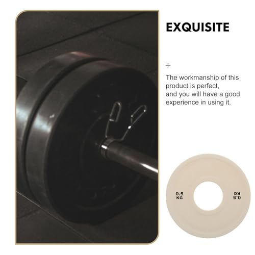 INOOMP Mudança De Placas De Peso 0. 5Kg Placas Amortecedoras De Borracha Placas De Inserção De Levan