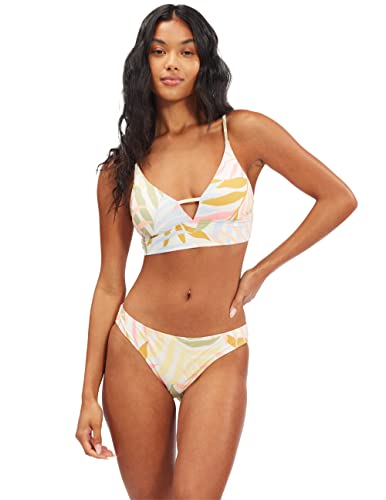 Billabong Women's Classic Lowrider Bikini Bottom, Salt Crystal Print, Small