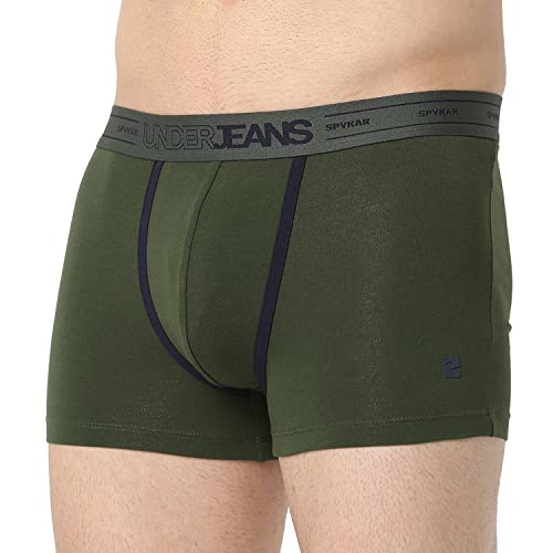 Image of Underjeans Men's Cotton Regular Fit Solid Trunk