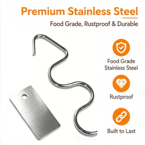Stainless Steel Peanut Butter Stirrer - Multipurpose Nut Butter Mixer for Peanut Fits 12-30 oz Jars — view 2