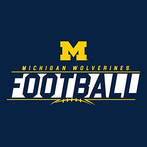 AH1259 - Michigan Wolverines Football Charge Hoodie - Large - Navy - Image 2