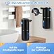 Gaethra Seifenspender Automatisch, 380ml Elektrischer Seifenspender mit Sensor, Seifenspender Wandbefestigung mit USB Wiederaufladbar, 4 Stufen Verstellbar SeifeSenspender (Schwarz, Schaumtyp)