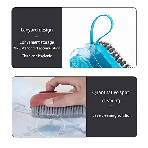 Soft Bristle Brush, Multi-Functional Cleaning Brush, Easy To Grip Household Cleaning Brush, Reusable Easy To Grip Soft Bristle Brush, 3 Replaceable Brushes For Sink Cleaning, Clothes Cleaning, Kitchen #TOP3