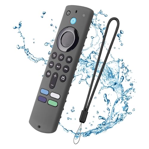 Funda Silicona 16 x 4,5 cm para Fir-e TV Stick 4K, Antideslizante con Cordón, Resistente a los Golpes y Caídas