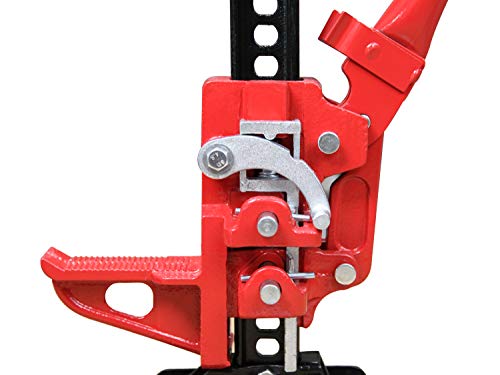 YIYITOOLS 48" Farm Jack 48 inch Steel Jack Floor Jack all-cast Jack - Red, JJ-1-001, Car Jack | Hydraulic Jack | Rotopax | Jack Stands - Thumbnail 3