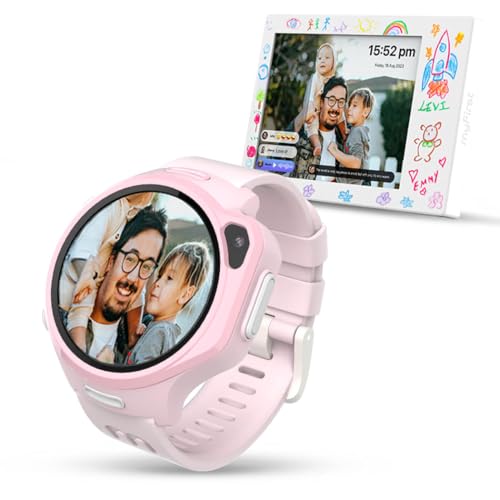 myFirst Fone R2 Kids Smart Watch Phone with eSIM & Video Calls Talk & Text, GPS,SOS Button, Ages 5-12, for USA & CA with 9
