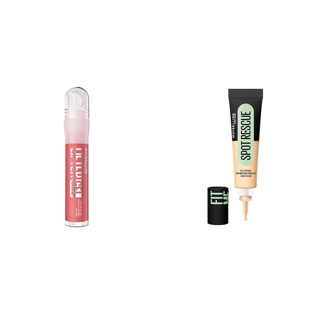 Maybelline New York Lifter Gel Lip Oil In Gel Maybelline New York Fit Me Spot Rescue Full Coverage Concealer 24H Wear, Fades Spots, Minimizes Pimples, Clinically Tested, Non Comedogenic-15 15ml-image-28