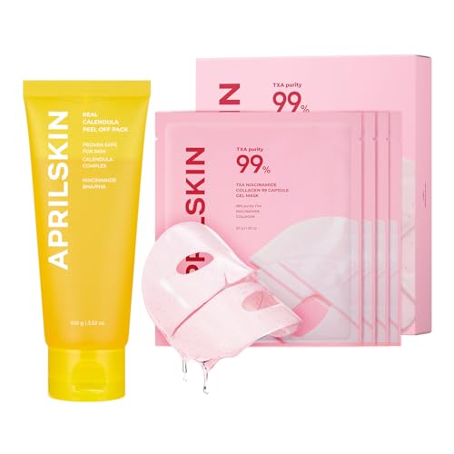 Amazon.com : APRILSKIN Peel & Glow Duo: Calendula Flower-Infused