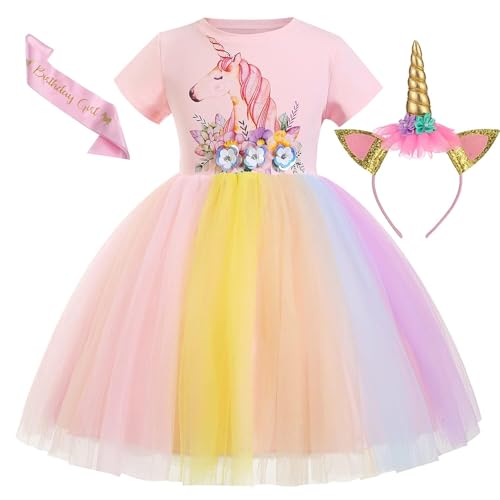 Disfraz de Unicornio para Niñas 5-6 Años miniatura 1