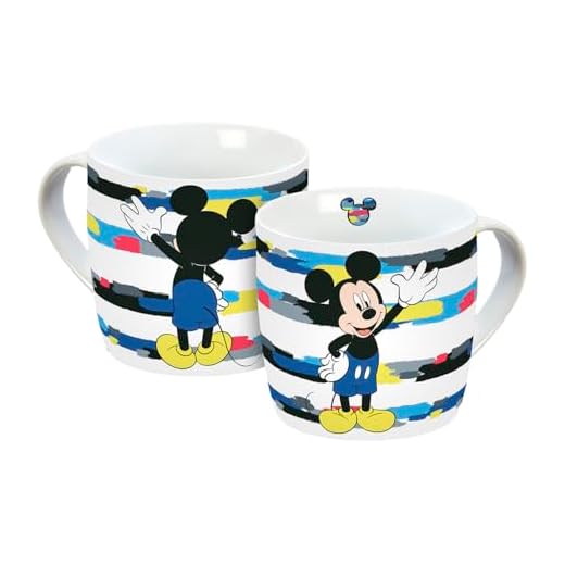 infinite by GEDA LABELS Taza Mickey & Friends Mickey 300 ml, color rojo
