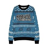 [Naruto] Christmas Jumper Classic Logo 新しい 公式 Unisex ブルー Size XL