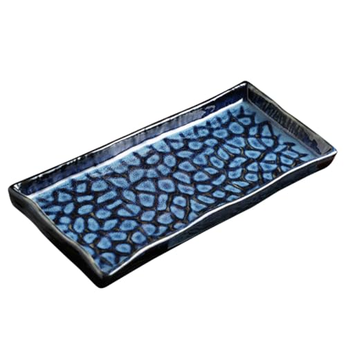 Plato rectangular cerámico para sushi y pasta 12 pulg miniatura 5