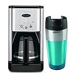 Cuisinart DCC-1200 12-Cup Brew Central Coffeemaker (Stainless Steel) with Stainless Steel Tumbler...