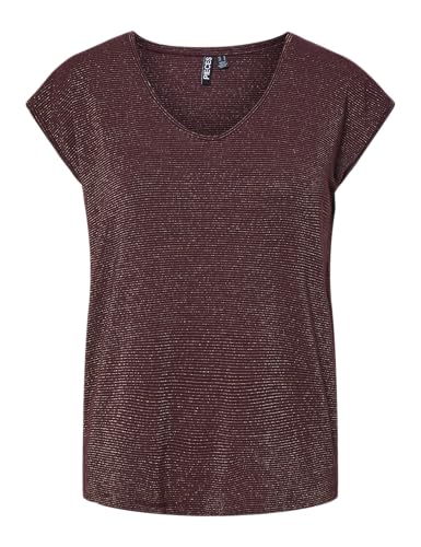 PIECES Pcbillo Tee Lurex Stripes Noos Bc