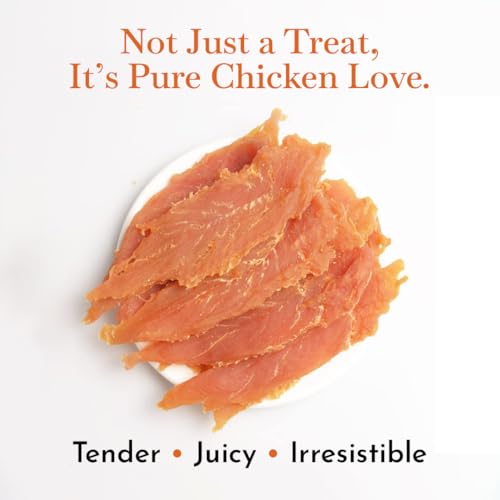 Image of Pets Empire O'Dog Soft Chicken Jerky Treat for Dogs (100gm)| Fully Digestible, Natural Delicious and Healthy Treat | Natural Puppies & Adult Dog Treat | No Artificial Colours or Preservatives