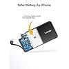 Luxtude-5000mAh-Portable-Charger-for-iPhone-Ultra-Slim-Mfi-Apple-Certified-External-Battery-Pack-Built-in-Lightning-Cable-Fast-Charging-Power-Bank-for-iPhone-1211-ProXXRXS-Max876S6-Plus6 Luxtude 5000mAh Portable Charger iPhone Built in Lightning Cable (MFi Apple Certified), Ultra Slim External Battery Pack, Fast Charge Power Bank for iPhone 14/13/12/11 Pro/X/XR/XS Max/10/8/7/6S etc.