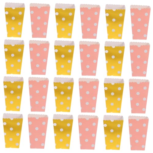 Cabilock Popcorn Box Snacks Bucket for Birthday Party Carnival Movie Night Bulk Supplies