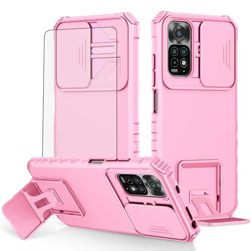 Coque Xiaomi Redmi Note 11 avec cache caméra coulissant et verre