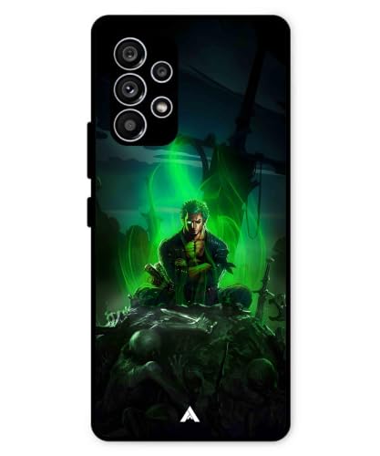 Image of Premium Anime 1 Case for Samsung Galaxy A53 (Glossy Finish) Soft-Touch Metal TPU Back Cover, Shockproof, Designer, Aesthetic Mobile Phone Case