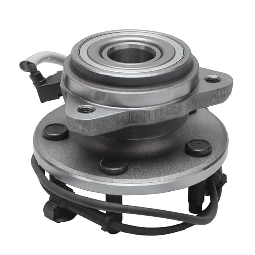 Image of Detroit Axle - 4WD Front Wheel Bearing Hubs for Ford Ranger Explorer Sport Trac Mercury Mountaineer Mazda B4000 Replacement 2 Wheel Bearing Hubs Assembly Set, Pair Hubs