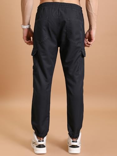 Image of Highlander Men's Cargo Jogger Trousers| Utility Pockets | Trouser for Men | Men Trousers