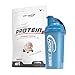 Produktbild 1kg Best Body Nutrition Gourmet 4 Komponenten Protein Eiweißshake - Set inkl. Protein Shaker/Gratiszugabe (Stracciatella, Best Body Shaker - Blau)