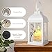 Memorial Lantern with Card - Sympathy Gift for Loss of Mom/Dad/Loved One, Bereavement Keepsake with Flickering Flame, Memory Lamp for Funeral Remembrance or Celebration (White)