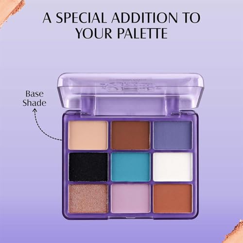 Glam21 Floral Hues 9 In 1 Eyeshadow Palette | Highly Pigmented | Easy To Carry | Super-Blendable | Smudge-Proof (7.5 gm) | 01- Orchid - Image 4