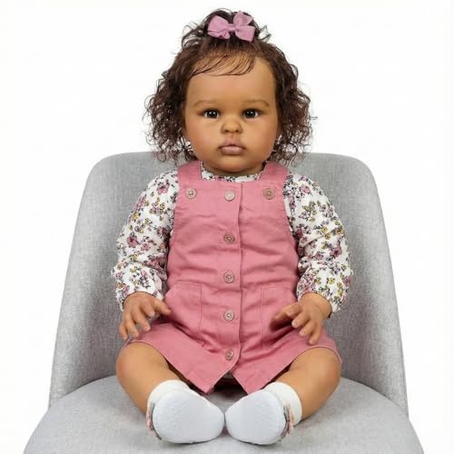 Muñeca Realista Bebé Reborn 24 Pulgadas Cuerpo Suave miniatura 6
