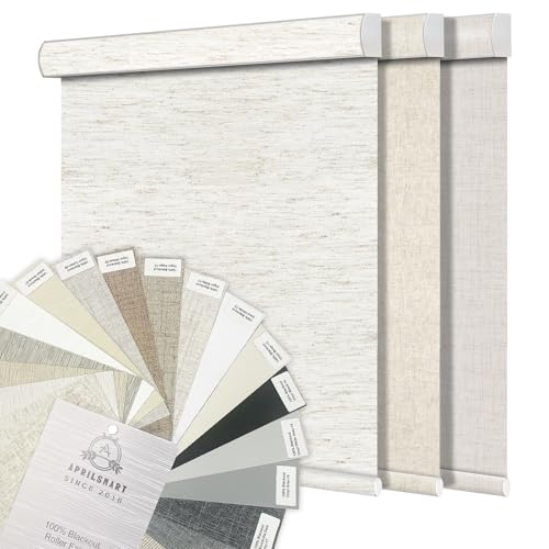 Motorized Blinds with Remote,100% Blackout Motorized Roller Shades