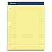 Ampad 20-270 Evidence Perf 8-1/2x11-3/4 Legal Rule Pads, Margin, Canary, 50 Shts, Doz.